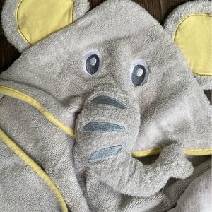 Baby Bath Towels-Elephant & Unicorn